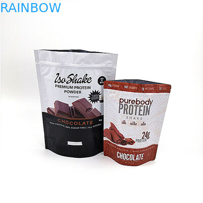 Gravnre प्रिंटिंग खाद्य पैकेजिंग बैग बड़ी क्षमता ज़िप पाउडर पाउच खड़े हो जाओ