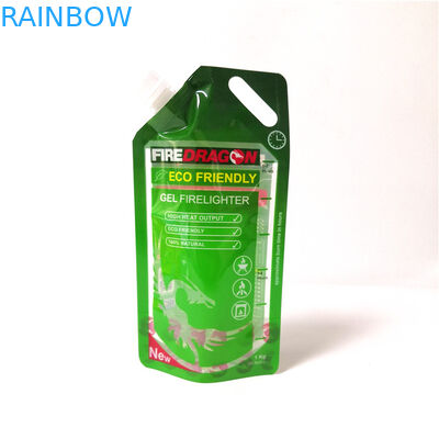 जिप लॉक स्पष्ट पेय पुन: प्रयोज्य टोंटी पाउच पैकेजिंग प्लास्टिक Gravnre मुद्रण