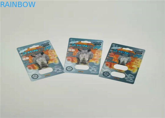 Mamba 3D प्रभाव ब्लिस्टर कार्ड पैकेजिंग अनुकूलित कैप्सूल सेक्स गोलियां के लिए मुद्रण