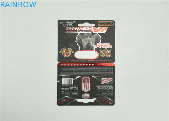 प्रदर्शन बॉक्स के साथ इको फ्रेंडली ब्लिस्टर पैक पैकेजिंग होलोग्राम पन्नी बड़ा लड़का 6X पेपर कार्ड