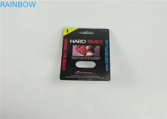 7000K भैंस पेपर ब्लिस्टर कार्ड पैकेजिंग लाल पन्नी मुद्रांकन ऑफसेट प्रिंटिंग