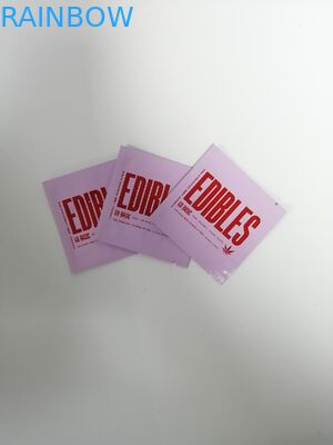 3.5 / 7 ग्राम प्लास्टिक मायलर जिपलॉक स्मेल प्रूफ वीड गमियां फूल पैकेजिंग के लिए