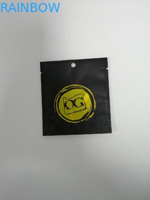 3.5 / 7 ग्राम प्लास्टिक मायलर जिपलॉक स्मेल प्रूफ वीड गमियां फूल पैकेजिंग के लिए