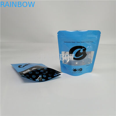 3.5 ग्राम कुकीज़ के लिए 100-180 माइक मोटाई गंध प्रूफ बाल सबूत बैग