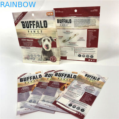 गर्म सील पालतू खाद्य थैली पक्ष Guseet प्लास्टिक Ploy स्वनिर्धारित लोगो CMYK रंग