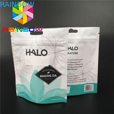 फ़ार्मास्युटिकल क्रेटन के लिए फ़ॉइल पाउच पैकेजिंग कस्टम प्रिंटेड स्मेल प्रूफ तैयार करें