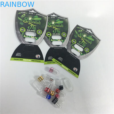 बुलेटेड ब्लिस्टर कार्ड पैकेजिंग फ्लाई फ़्लाइ मेल एनहांसमेंट कैप्सूल पिल कार्ड्स विथ बुलेट