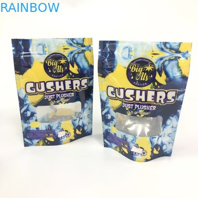 Mylar Foil Gushers बैग्स हर्बल इंक पैकेजिंग पैकिंग पाउच कस्टम लोगो को खड़ा करते हैं