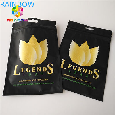 कस्टम मुद्रित स्टैंड थैली पन्नी मिथक प्लास्टिक जिपलॉक तंबाकू पाइप बैग जड़ी बूटी उपयोग