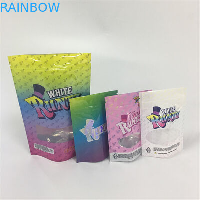 पन्नी टुकड़े टुकड़े में हर्बल धूपदान पैकेजिंग Mylar जिपलॉक बैग खरपतवार गंध प्रूफ