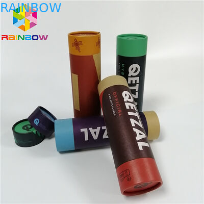 चाय ड्राई फ्रूट पैकेजिंग पेपर बॉक्स पैकेजिंग कस्टम रीसायकलबल पुश अप क्राफ्ट ट्यूब