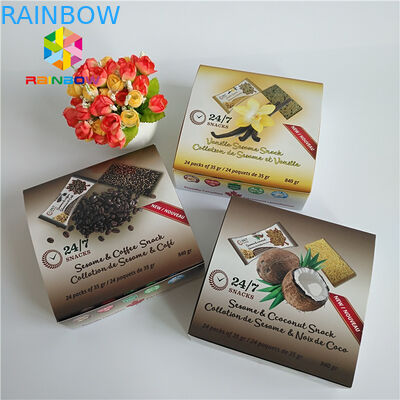 सौंदर्य प्रसाधन बरौनी ब्रश चेहरे का मुखौटा के लिए आयत तह होलोग्राम पेपर पैकेजिंग बॉक्स