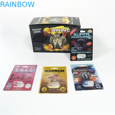 रेड राइनो 69 पेनिस इज़ाफ़ा कैप्सूल जार बुलेट सेक्स पिल्स प्लास्टिक मेडिसिन पैक