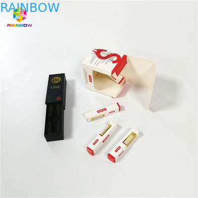 कस्टम मुद्रित Vape कारतूस पैकेजिंग बॉक्स इलेक्ट्रिक सिगरेट किट / CBD Vape तेल की बोतल पैक