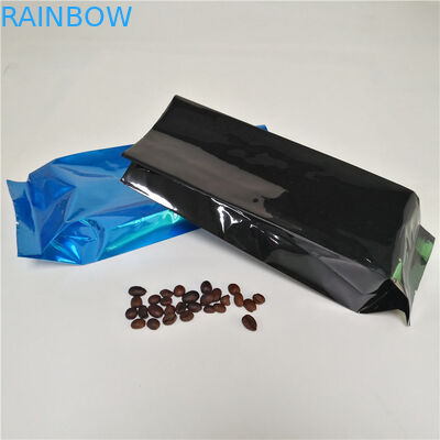 वाल्व के साथ एल्यूमीनियम पन्नी पक्ष कली चाय बैग पैकेजिंग कॉफी पाउच हीट सील