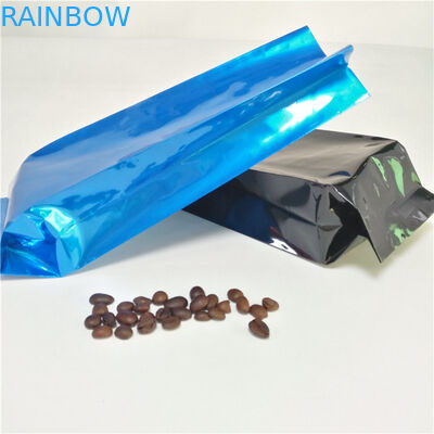 वाल्व के साथ एल्यूमीनियम पन्नी पक्ष कली चाय बैग पैकेजिंग कॉफी पाउच हीट सील