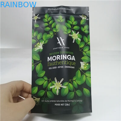 अनुकूलित डिजिटल मुद्रित स्टैंड पाउच होलोग्राफिक 3.5 ग्राम विदेशी इनडोर खरपतवार के लिए