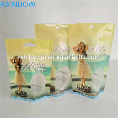 गंध प्रूफ हर्बल धूप पैकेजिंग चाइल्डप्रूफ जिपलॉक स्टोनी पैच बैग 3.5 जी