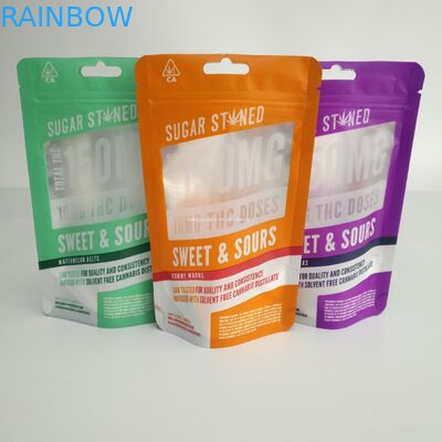 गंध प्रूफ हर्बल धूप पैकेजिंग चाइल्डप्रूफ जिपलॉक स्टोनी पैच बैग 3.5 जी