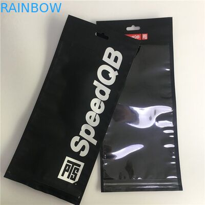 Resealable तीन साइड सील एल्यूमीनियम पन्नी ज़िप ताला बैग खाद्य नमी सबूत