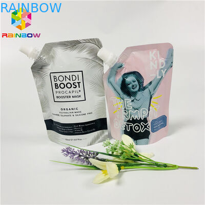 Doypack खाद्य ग्रेड स्टैंड पाउच पुन: प्रयोज्य सफाई जेल चेहरे तरल मास्क पैकिंग है