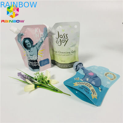 Doypack खाद्य ग्रेड स्टैंड पाउच पुन: प्रयोज्य सफाई जेल चेहरे तरल मास्क पैकिंग है