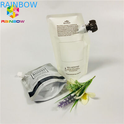 Doypack खाद्य ग्रेड स्टैंड पाउच पुन: प्रयोज्य सफाई जेल चेहरे तरल मास्क पैकिंग है