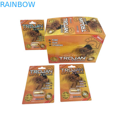 राइनो 69 कैप्सूल गोली प्लास्टिक कार्ड ब्लिस्टर पैकेजिंग ब्लैक पैंथर / माम्बा / राइनो V7