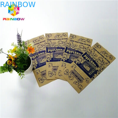 हीट सील स्नैक बैग पैकेजिंग बायोडिग्रेडेबल पुनर्नवीनीकरण स्नैक फूड पॉपकॉर्न भंडारण