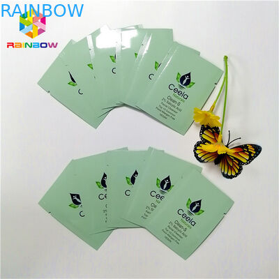 मल्टी - कलर्ड पेस्टल माइलर पन्नी हीट सील बैग टॉप ओपन विद टियर नॉच 6x9 सेमी