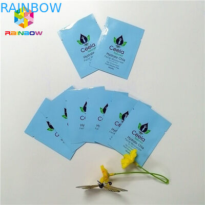 मल्टी - कलर्ड पेस्टल माइलर पन्नी हीट सील बैग टॉप ओपन विद टियर नॉच 6x9 सेमी