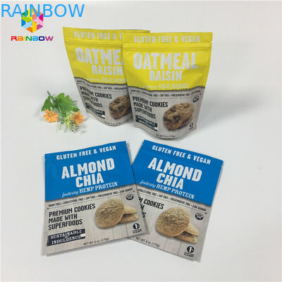 12 ऑउंस 1 पाउंड स्टैंड अप जिपलॉक बैग्स, स्पाइस पाउडर जिपलॉक पाउच मैट प्रिंटिंग