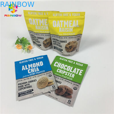 12 ऑउंस 1 पाउंड स्टैंड अप जिपलॉक बैग्स, स्पाइस पाउडर जिपलॉक पाउच मैट प्रिंटिंग