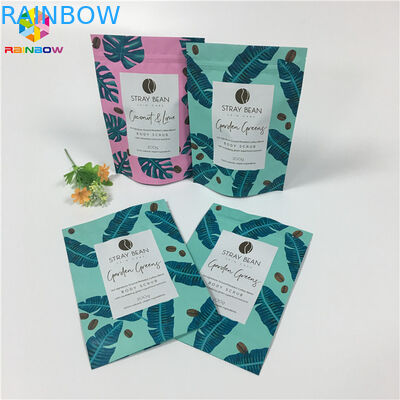 समुद्री नमक / बॉडी स्क्रब के लिए हाई बैरियर एल्युमिनियम फॉयल कस्टम प्रिंटेड स्नैक बैग