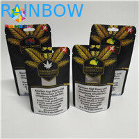 लंबे जीवनकाल पन्नी पाउच पैकेजिंग हीट सील 1 / 8oz 1 / 2oz 1 ऑउंस CBD Gummies थैला