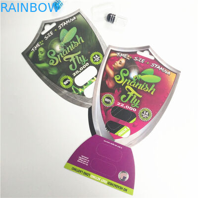 राइनो गोली कैप्सूल ब्लिस्टर पैकेजिंग कार्ड प्रदर्शन बॉक्स पुरुष यौन प्रदर्शन में वृद्धि