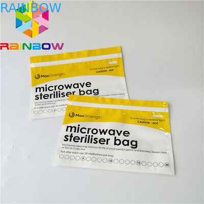 बेबी फूड स्टैंड जिपर पाउच बैग माइक्रोवेव स्टीम स्टेरलाइजर प्रकार के खड़े होते हैं