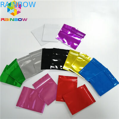 ग्लिटर फ्लैश स्टार होलोग्राम माइलर जिपलॉक बैग ग्लॉसी थ्री साइड सील फेसियल मास्क पैकिंग