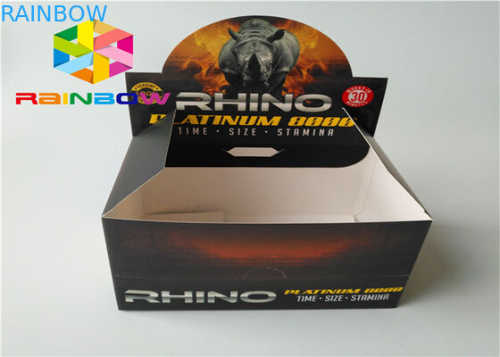 पुनर्नवीनीकरण कागज नालीदार खुदरा काउंटर प्रदर्शन बॉक्स वाष्प Vape ई तरल ई रस के लिए