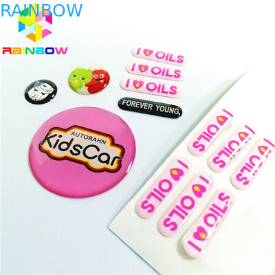 Epoxy सामग्री हटना आस्तीन लेबल ऑफसेट प्रिंटिंग मरो कट सीधे कोने के साथ