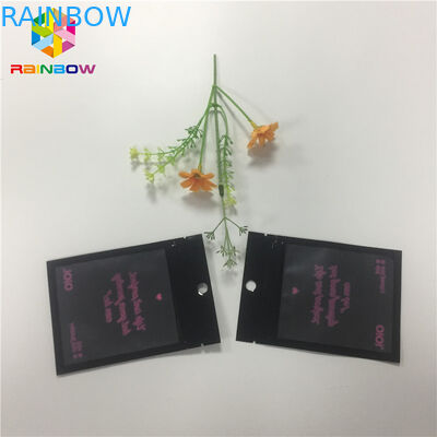 हीट सील पन्नी पैकेजिंग बैग कस्टम मुद्रण एक तरफ स्पष्ट पारदर्शी Resealable