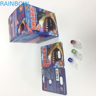 पुरुष संवर्धन गोलियां ब्लिस्टर कार्ड पैकिंग राइनो 69 स्लाइड प्लास्टिक कवर बोतल