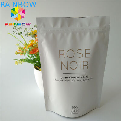 कॉफी स्क्रब पैकेजिंग बैग K एल्युमीनियम पन्नी शरीर स्नान नमक पैकिंग थैली खड़े हो जाओ