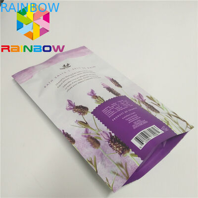 कॉफी स्क्रब पैकेजिंग बैग K एल्युमीनियम पन्नी शरीर स्नान नमक पैकिंग थैली खड़े हो जाओ