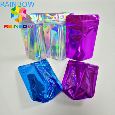 प्रसाधन सामग्री बाल एक्सटेंशन प्लास्टिक पाउच पैकेजिंग पुन: प्रयोज्य Mylar Ziplock बैग