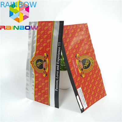 Resealable ज़िपलॉक प्लास्टिक पाउच पैकेजिंग क्लियर होलोग्राफिक फ्रॉस्टेड सिगार खाद्य भंडारण