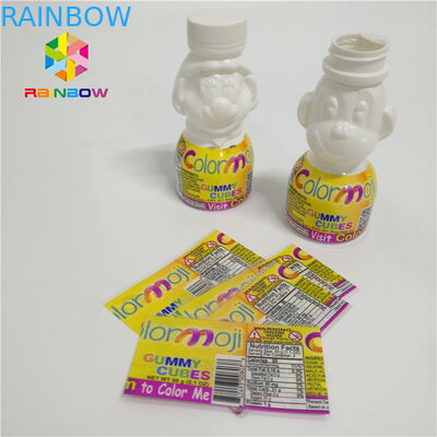 पेय बोतल गर्दन के लिए पीवीसी प्लास्टिक हटना आस्तीन लेबल हीट सेंसिटिव लपेटें