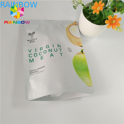 स्पष्ट खिड़की मैट प्लास्टिक पाउच पैकेजिंग एल्यूमीनियम पन्नी क्रिस्टल स्नान नमक गर्मी सील