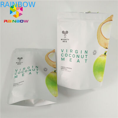 स्पष्ट खिड़की मैट प्लास्टिक पाउच पैकेजिंग एल्यूमीनियम पन्नी क्रिस्टल स्नान नमक गर्मी सील