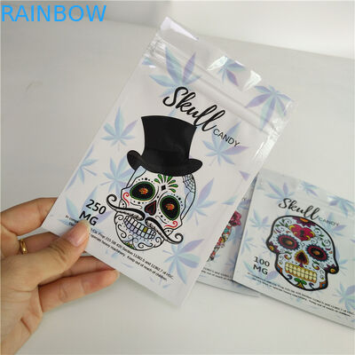 3.5 ग्राम कस्टम Mylar बैग एल्यूमीनियम पन्नी पैकेजिंग मातम / हर्बल / गोलियों के लिए